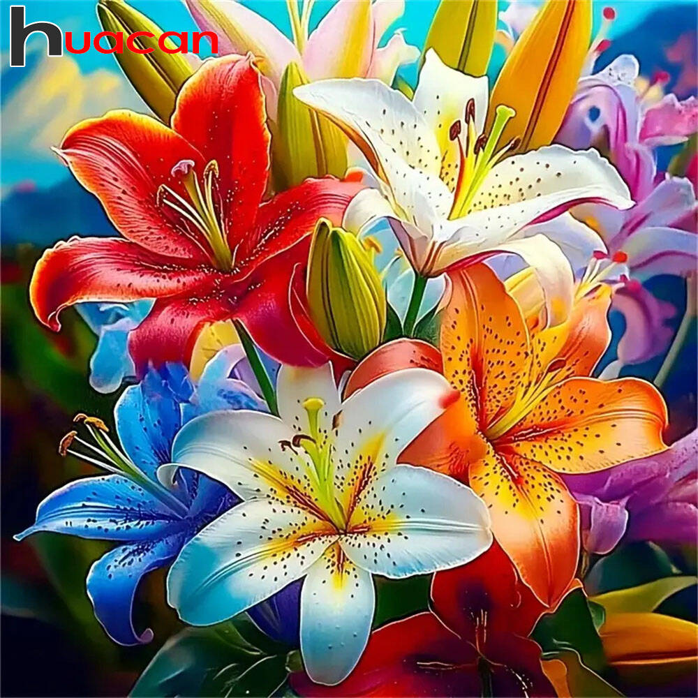 Resin Art Wallpaper - HUACAN-イルカの空のダイヤモンド絵画,海と夕日の刺embroidery,モザイクアート,新しいコレクション,2022