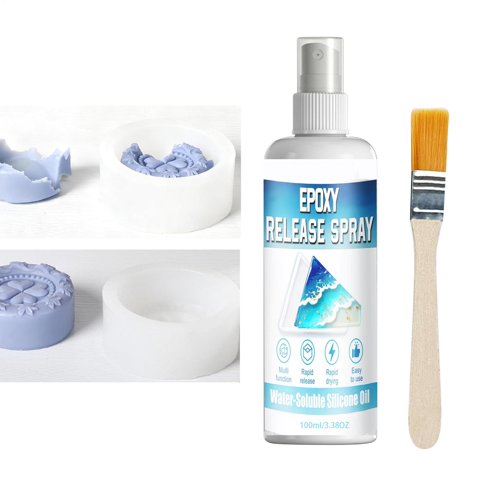 Release Spray Silicone - シリコンリリーススプレー、エポキシリリーススプレー、強力な型取りスプレー、速乾性、ノンスティック、型の寿命を延ばす、キャンドル・石鹸作りに最適