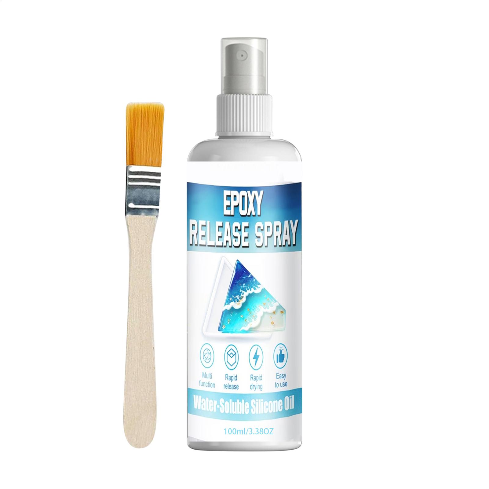 Release Spray Silicone - シリコーンモールドリリーススプレー 100ml モールド除去潤滑剤 速乾性 エポキシ樹脂キャンドルモールドの型崩れやひび割れを防ぎます