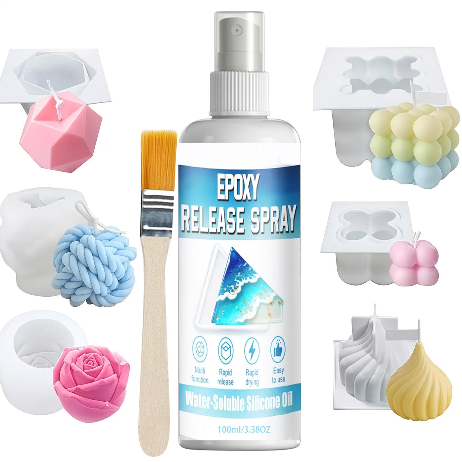 Release Spray Silicone - シリコン製型離型スプレー 100ml。キャンドル、石鹸、コンクリート、石膏などの型取りに使用する離型剤。家庭用。