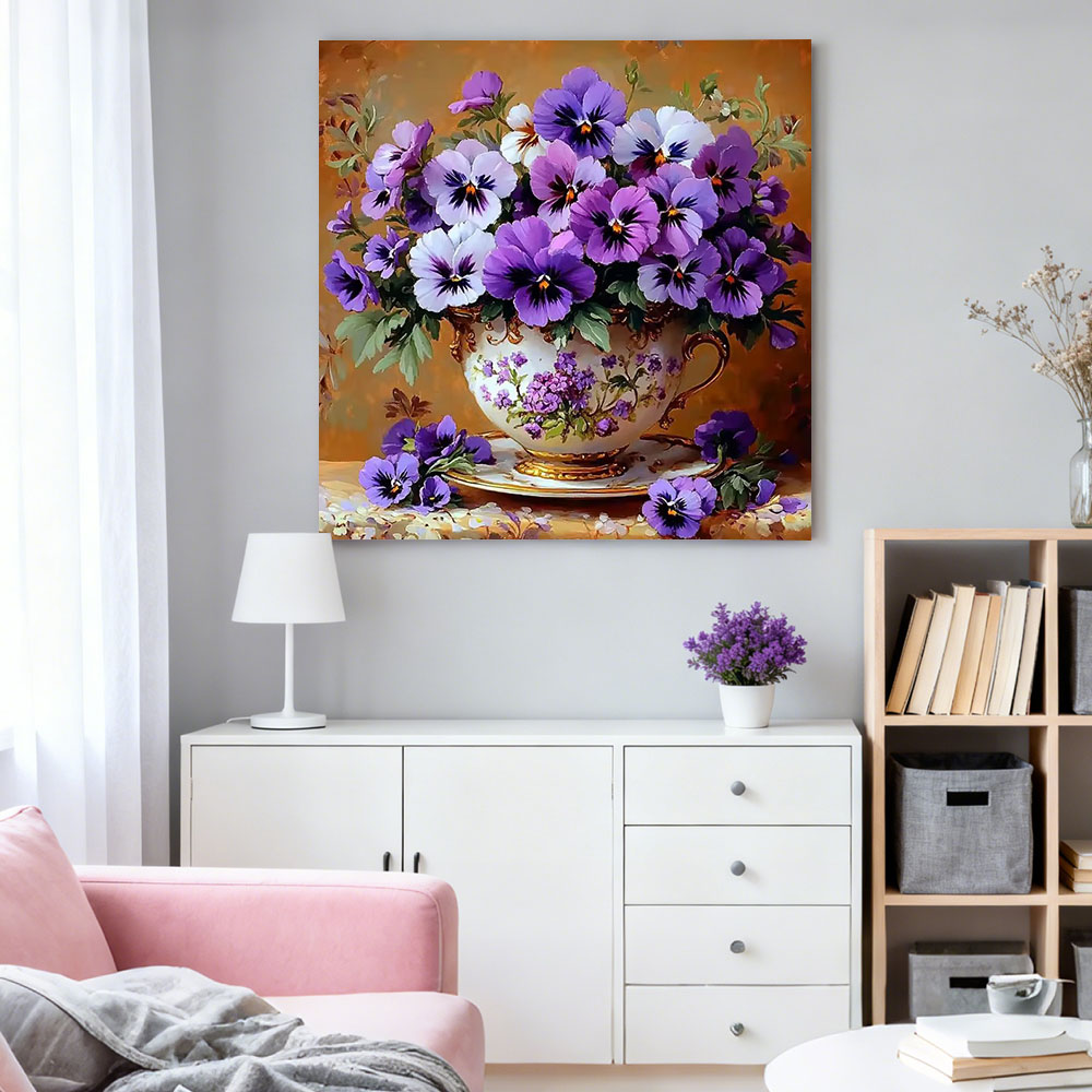 HUACAN 5D ダイヤモンドモザイク ローズフラワーペイ - Resin Art Wallpaper のレビューと価格