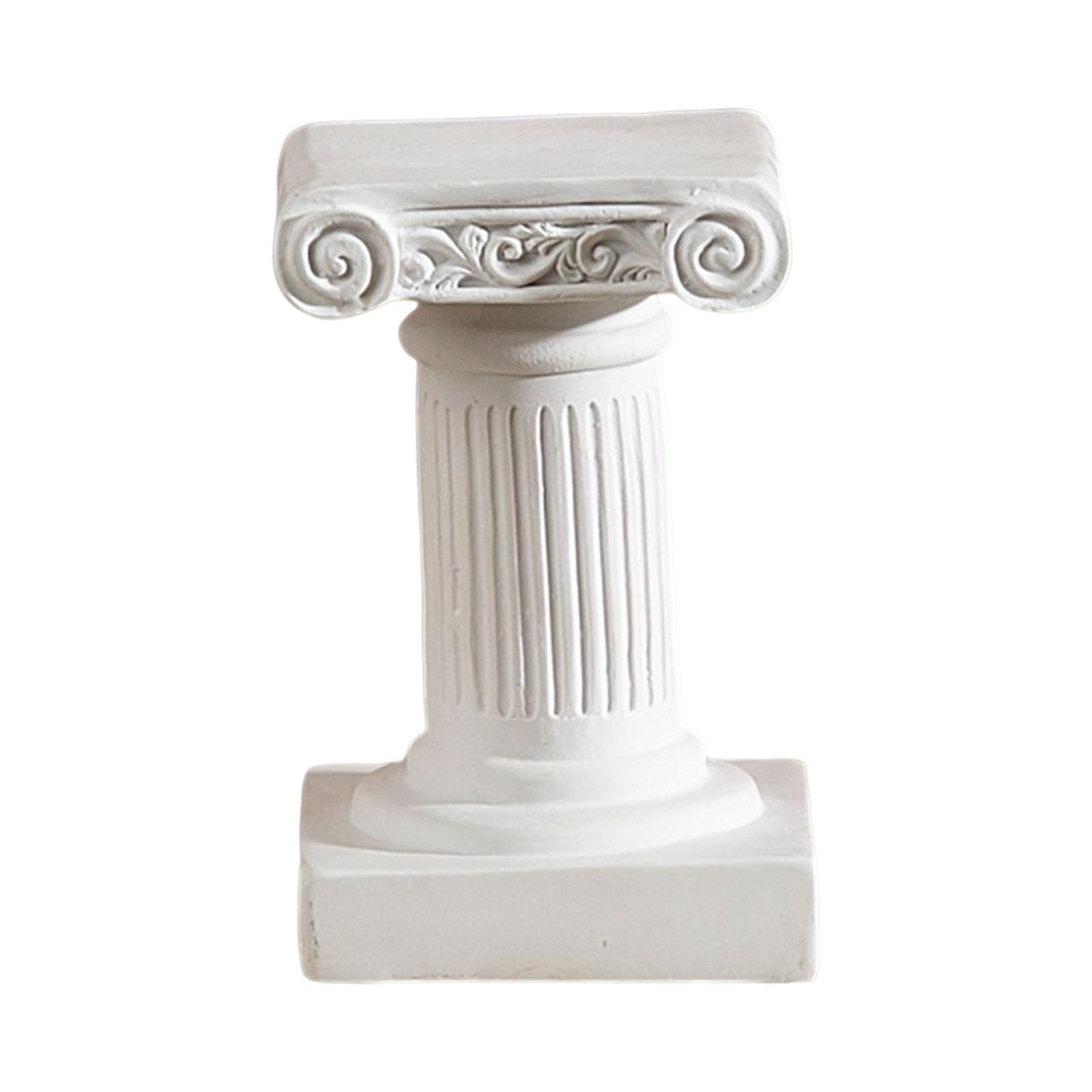ローマ柱のレジン製ミニチュアギリシャ柱。屋内、庭、結婚式など - Resin Art Wedding Gift のレビューと価格