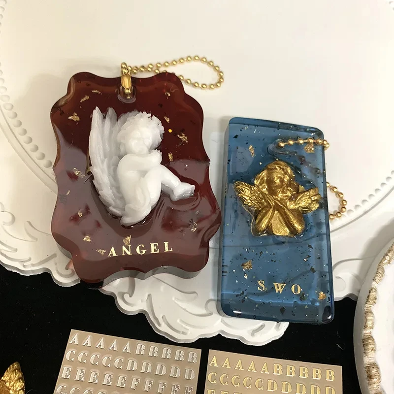 2 個金属 26 ミニアルファベット装飾ステッカーゴールドシ - Resin Art Alphabet のレビューと価格