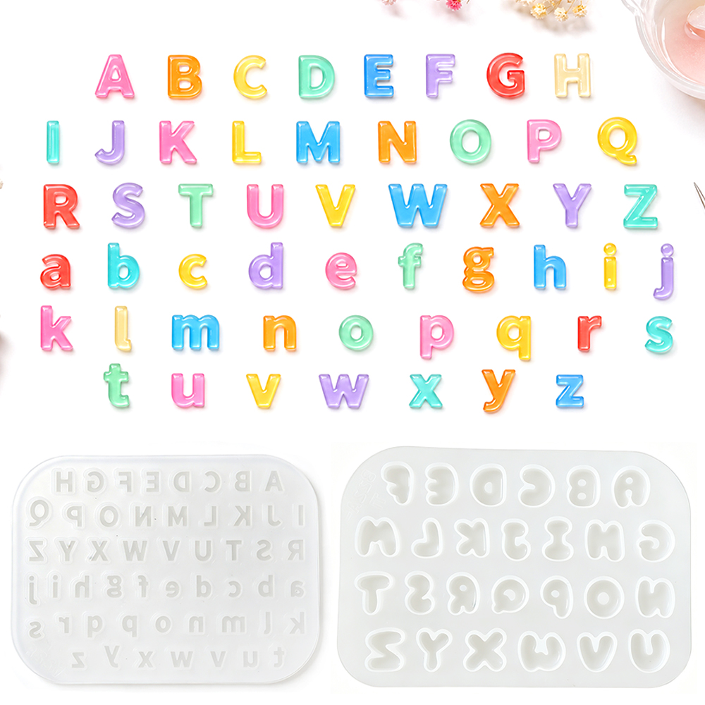 S0321ミニサイズシリコンモールド DIYクリスタルエポキ - Resin Art Alphabet のレビューと価格