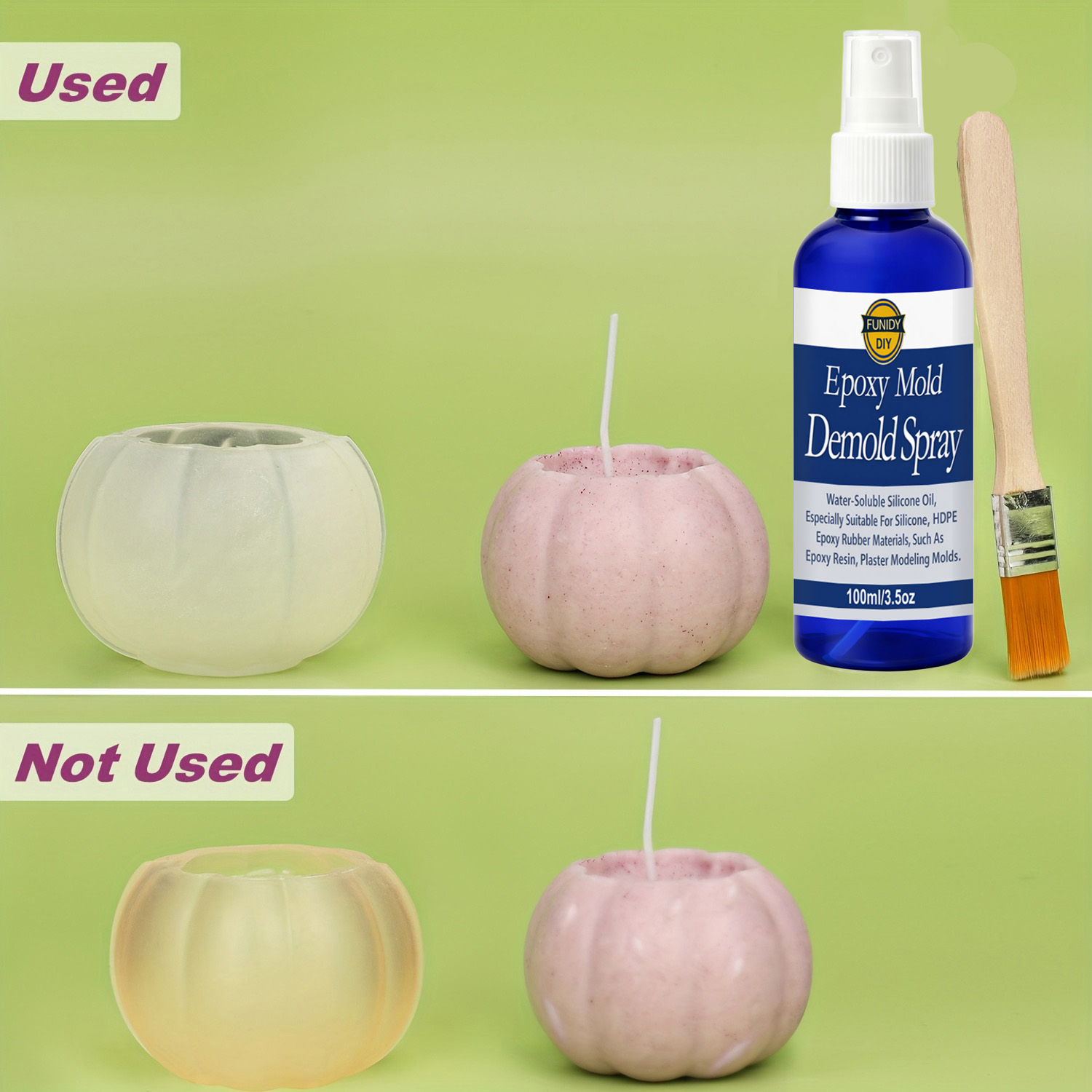 キャンドル作りやエポキシ樹脂用の型取りスプレー、速乾性シリコ - Release Spray Silicone のレビューと価格