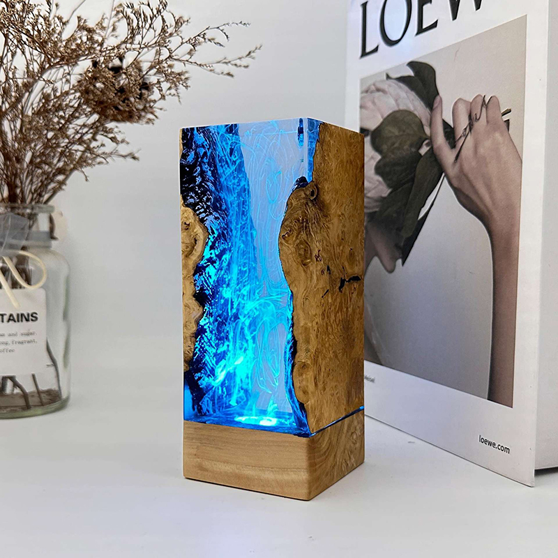 水中洞窟テーマ生物樹脂テーブルライトクリエイティブアート装飾 - Resin Art Baby のレビューと価格