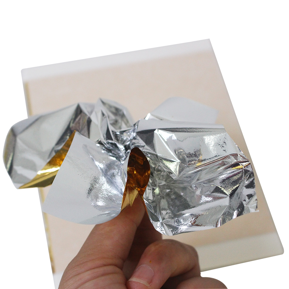 100枚入り 模造金箔紙 14cm 赤裏シート レジンクラフ - Resin Art Wedding Gift のレビューと価格