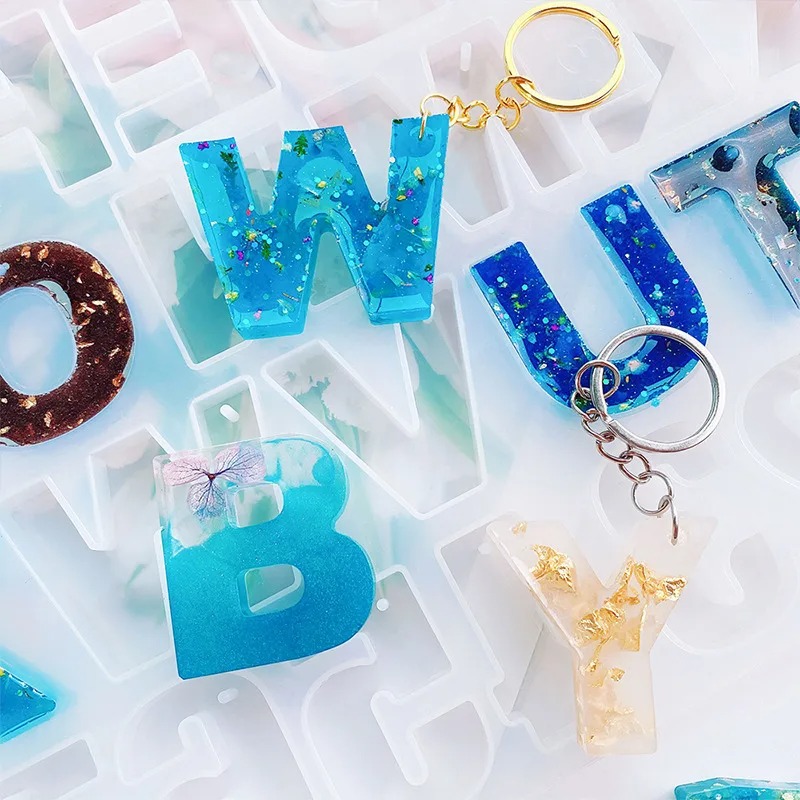 アルファベットエポキシ樹脂シリコーン型 DIY 文字番号ペン - Resin Art Alphabet のレビューと価格