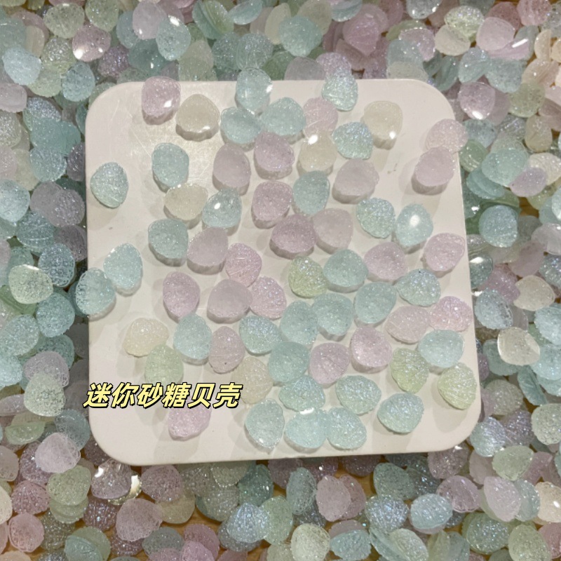 7.7mmミニシュガーフロストシェルフラットバックレジンオー - Resin Art Equipment のレビューと価格