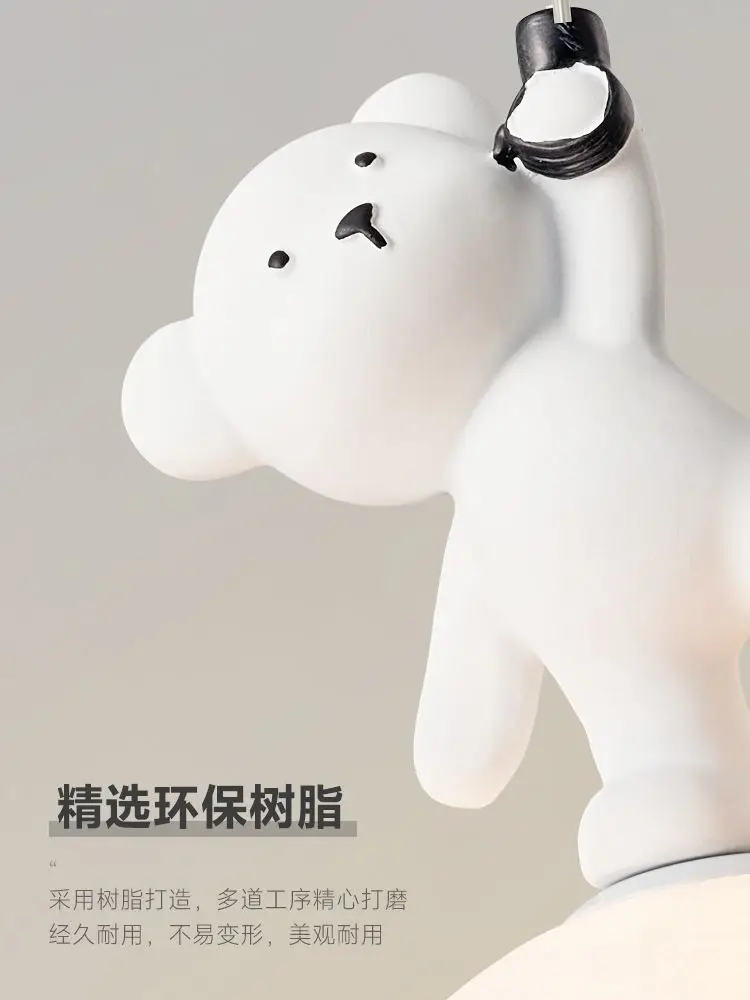 クマランプ漫画保育園ベッドサイドペンダント樹脂子供の寝室吊り - Resin Art Baby のレビューと価格