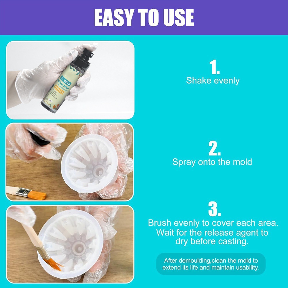 4オンスシリコンリリーススプレー 強力な型抜き力 速乾性 D - Release Spray Silicone のレビューと価格