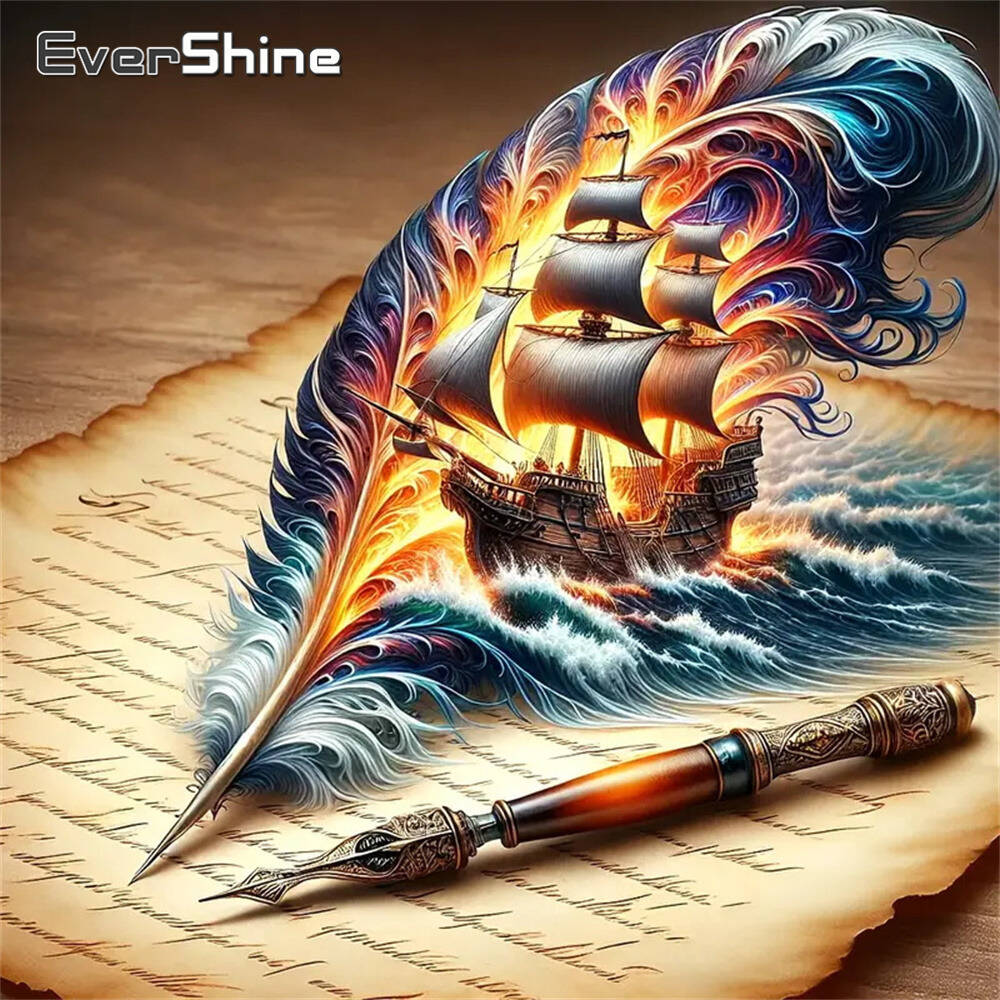 Evershine ダイヤモンド塗装犬動物漫画フル平方ラウン - Resin Art Wallpaper のレビューと価格