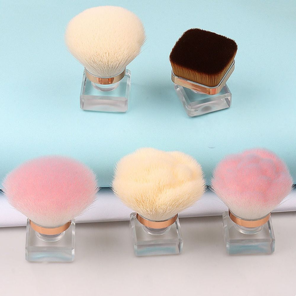 携帯用バラ型パウダーブラッシャーブラシ化粧品ツール防塵ネイル - Resin Art Rose のレビューと価格