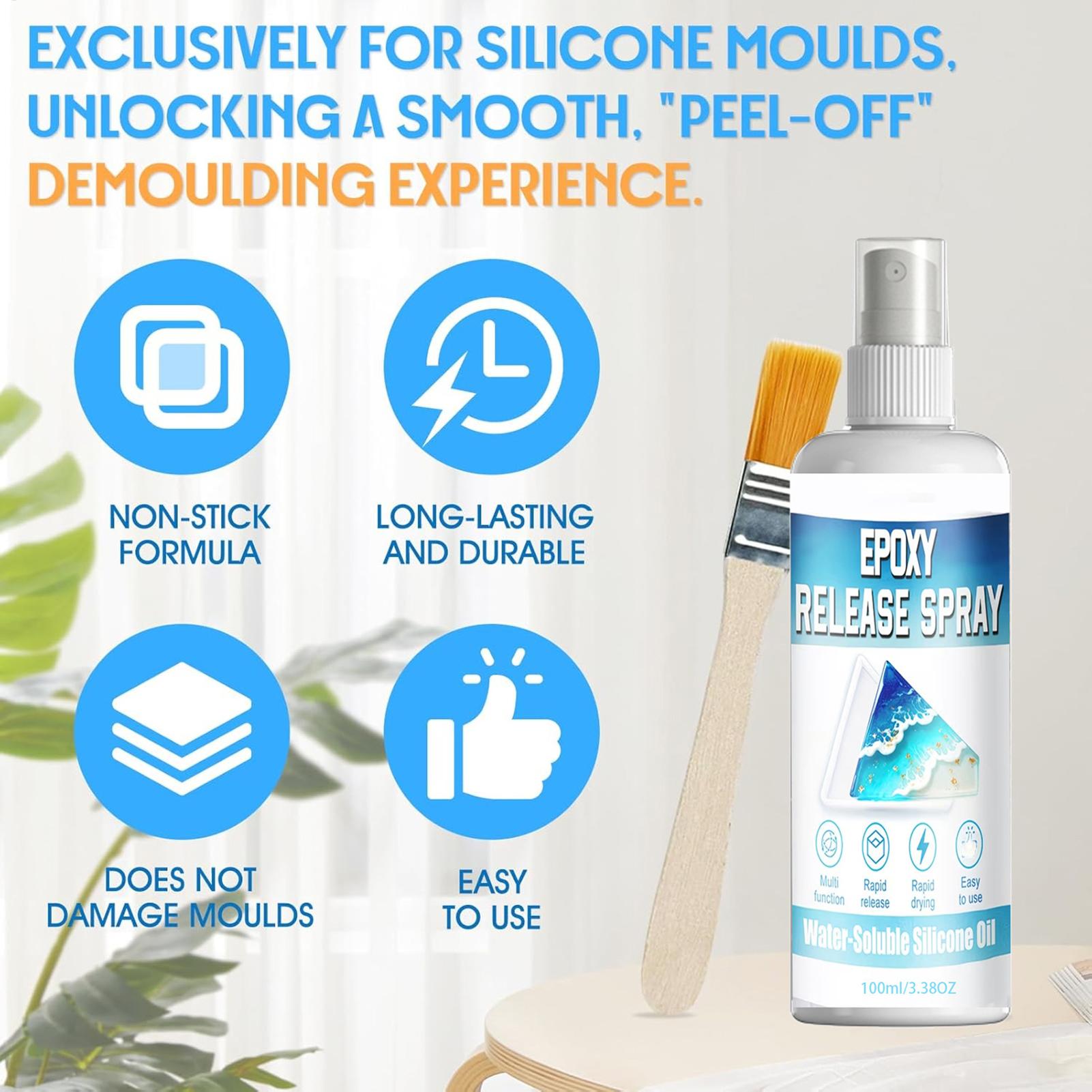 シリコン製型離型スプレー 100ml。キャンドル、石鹸、コン - Release Spray Silicone のレビューと価格